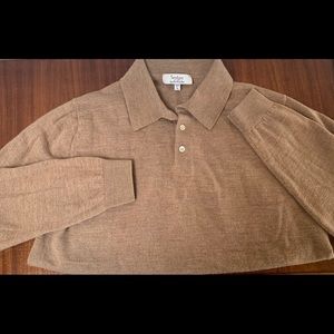 Turnbury Extra Fine Sweater Large, Brown-Tan
